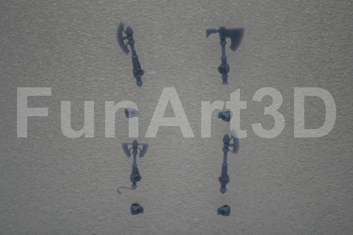 Set 4 Enanos Berserker con Peanas