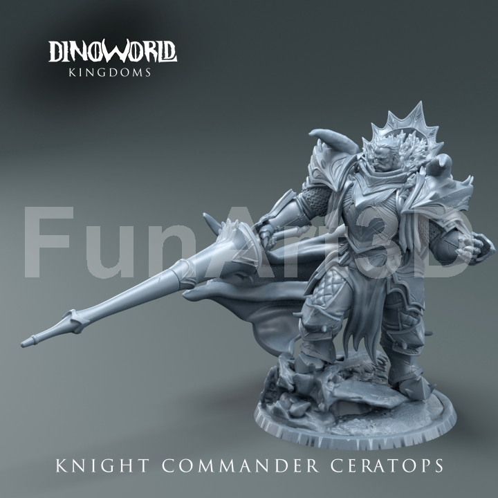 Knight commander Ceratops
